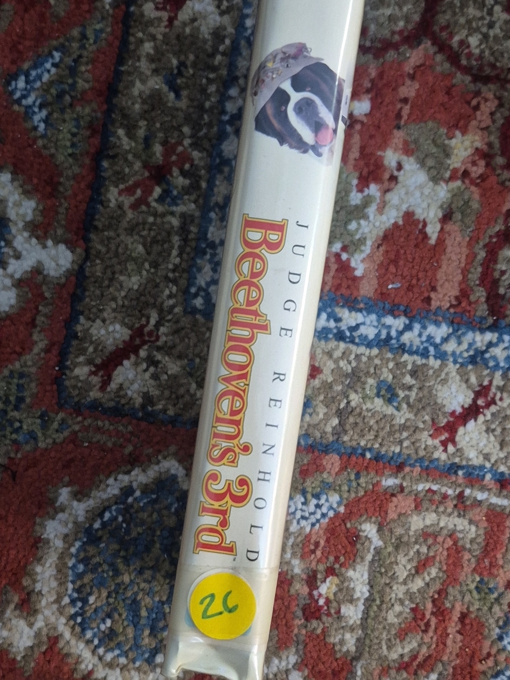 Beethoven's 3rd VHS Tape - White Sleeve